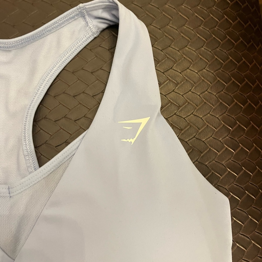 GymShark Crossover Sport Bra Surf Blue Small $25 - Picture 3 of 6